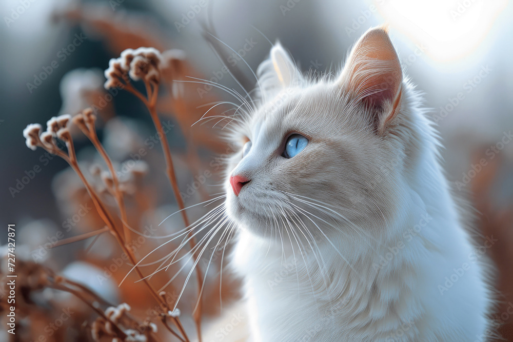 Sweet and Simple: White Cat Charm