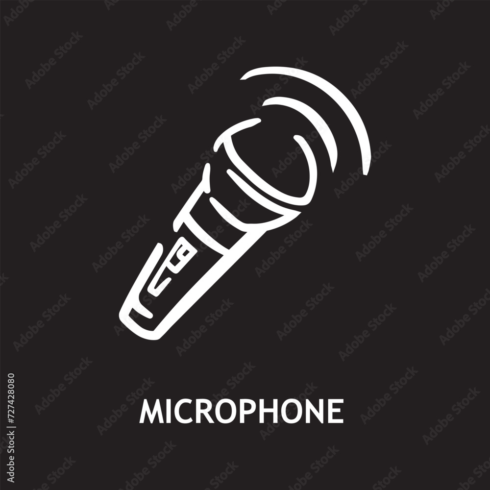 vector icon for microphone, musical instruments vector icon for microphone, musical instruments