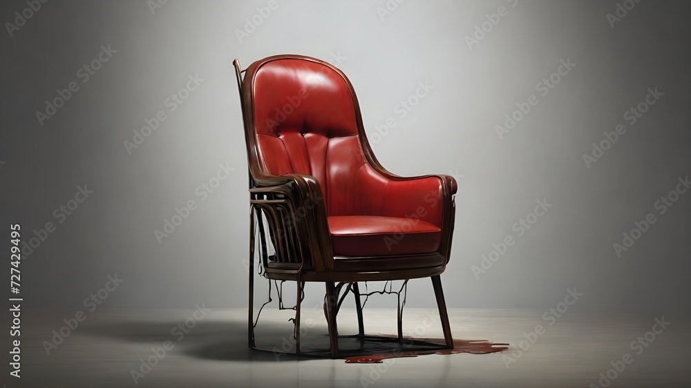 Obraz premium red chair in the room