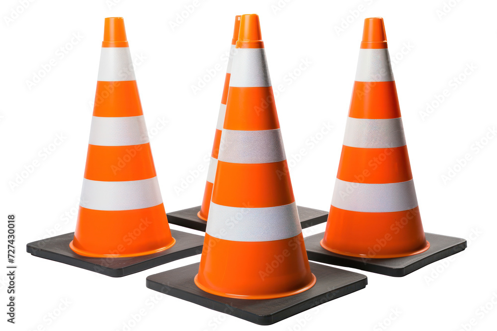 Traffic cone, cut out - stock png. Traffic cone, cut out - stock png.