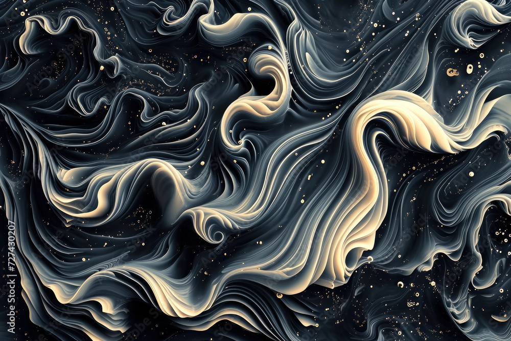 Generate a pattern of swirling vortexes, capturing the sense of movement and energy