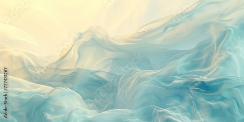 a pastel pale light yellow background, abstract soft shades of light blue and white