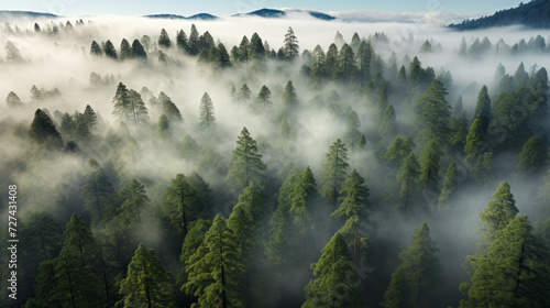 A Forest Shrouded in Fog