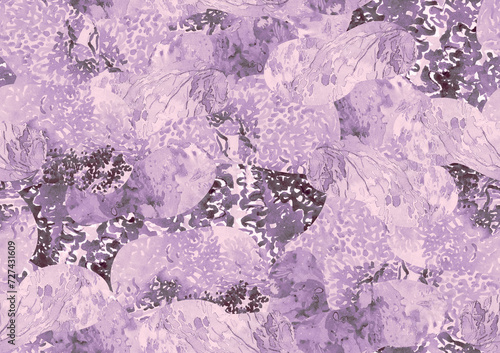 Abstract Seamless Pattern purple white