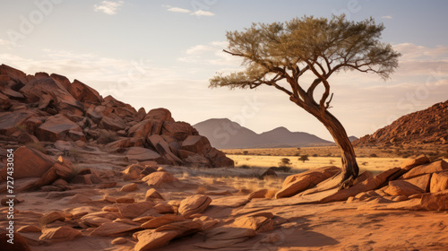 Lone Tree in the Middle of a Desert