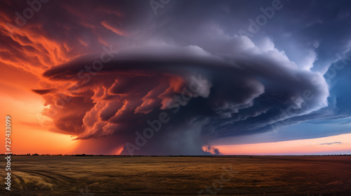 Massive Cloud High in the Sky