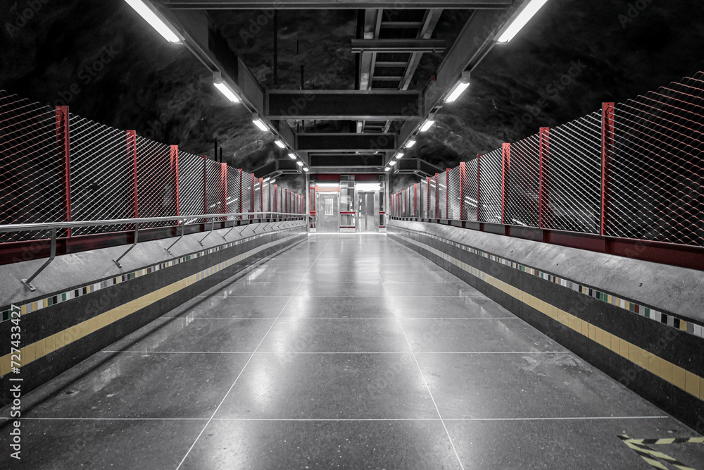 View of a indoor bridge