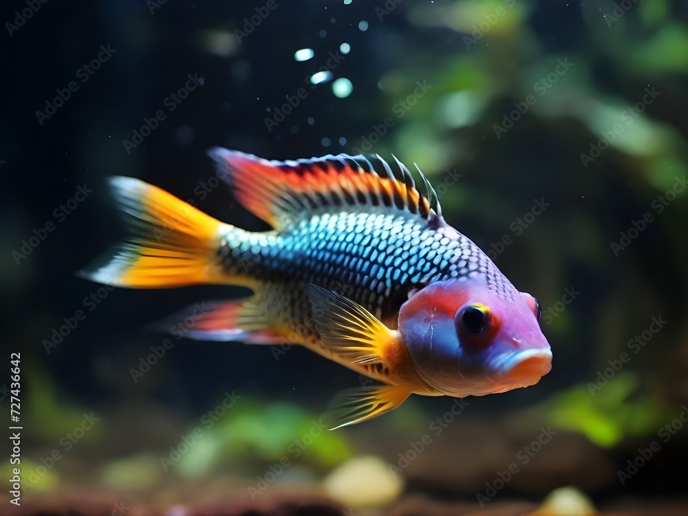 colorful fish swimming in an aquarium colorful fish swimming in an aquarium