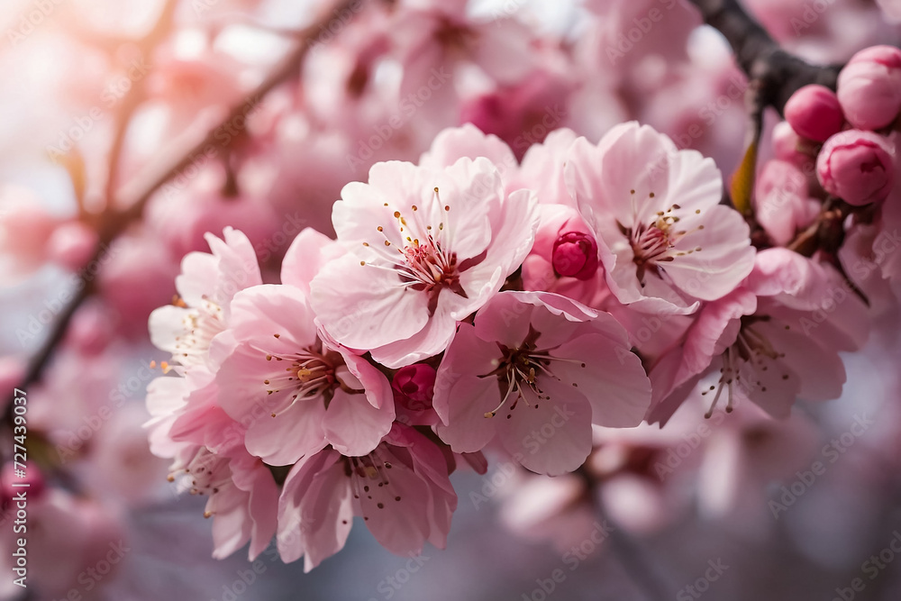 Fototapeta premium Cherry Blossom Serenity