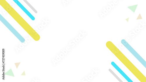 爽やかでポップな背景