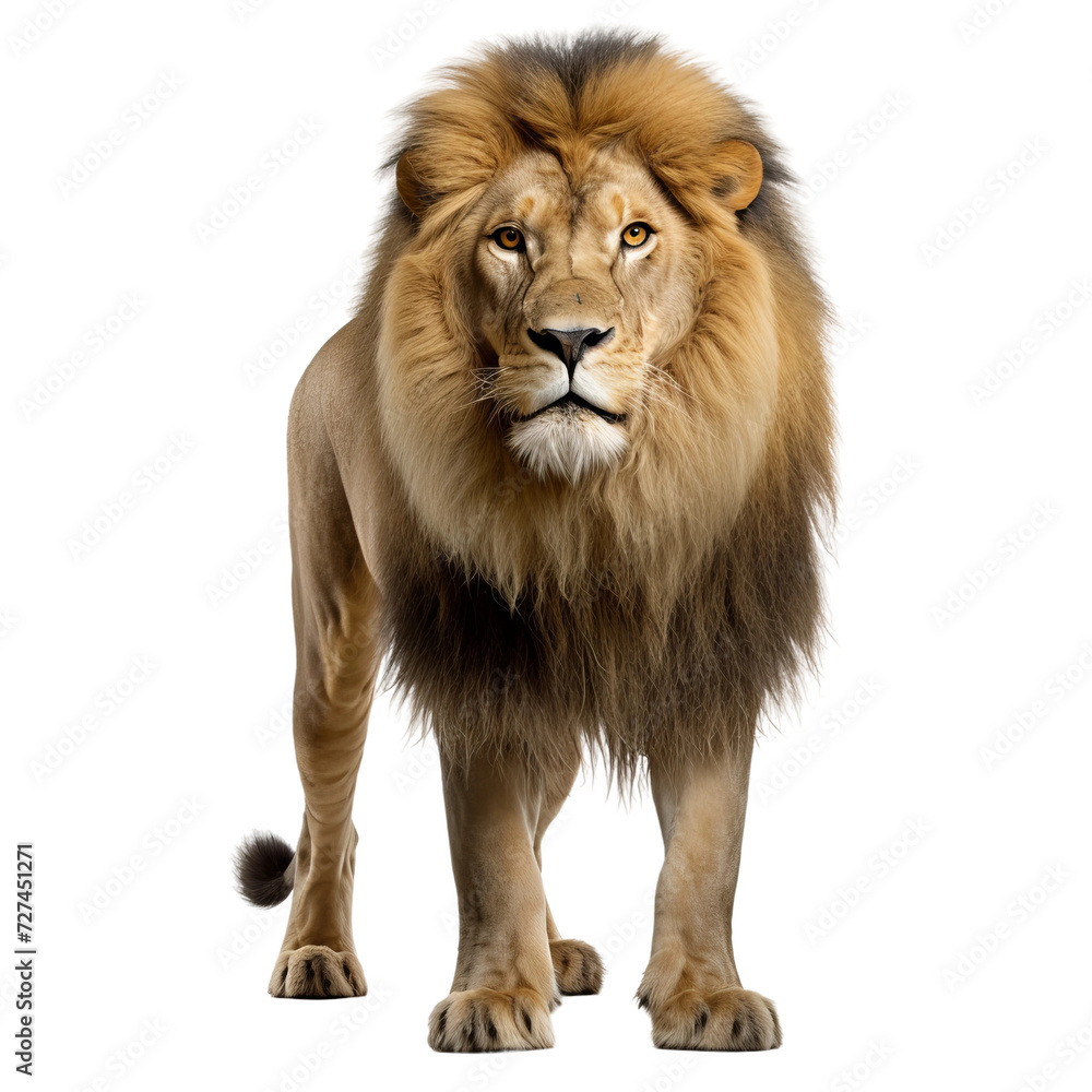 Obraz premium lion isolated on white