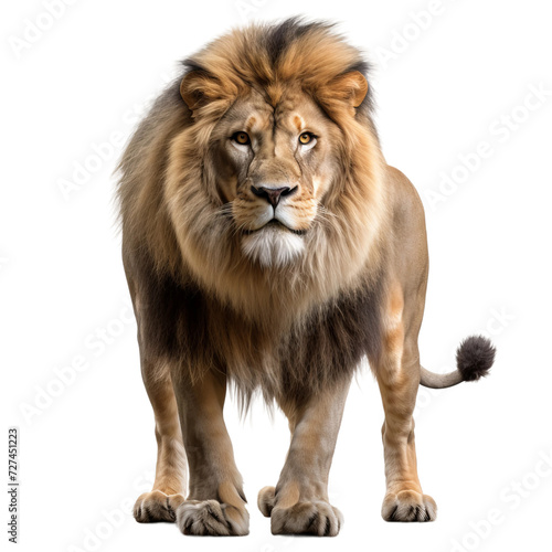 lion panthera leo 8 years old standing