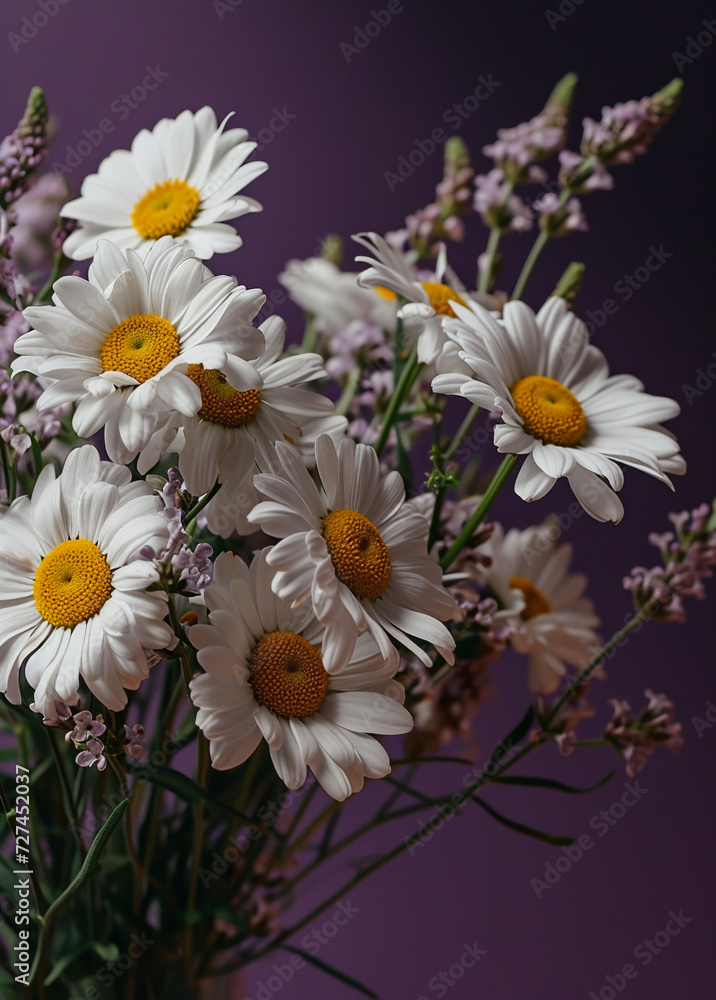 Obraz premium white daisies