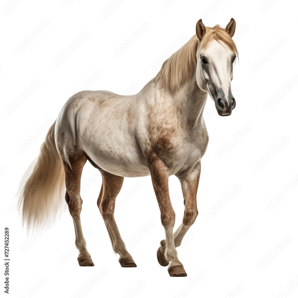 horse isolated on white background