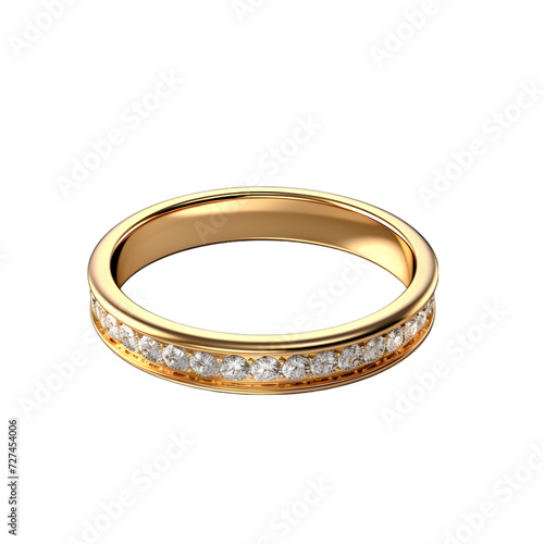 Wedding Ring on transparent background PNG image