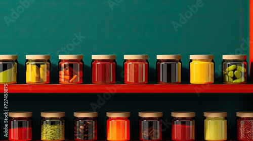 Wallpaper Mural App controlled food storage solid color background Torontodigital.ca