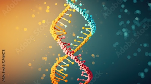 Genetic engineering modifying dna for various purposes solid color background