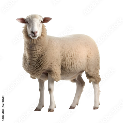 sheep on transparent background PNG image