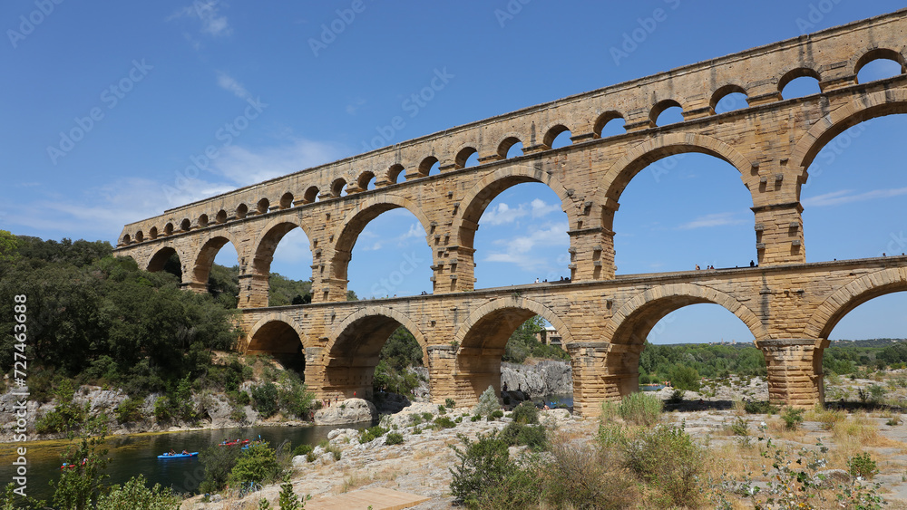 Pont du Gard,. Uzès, Francia