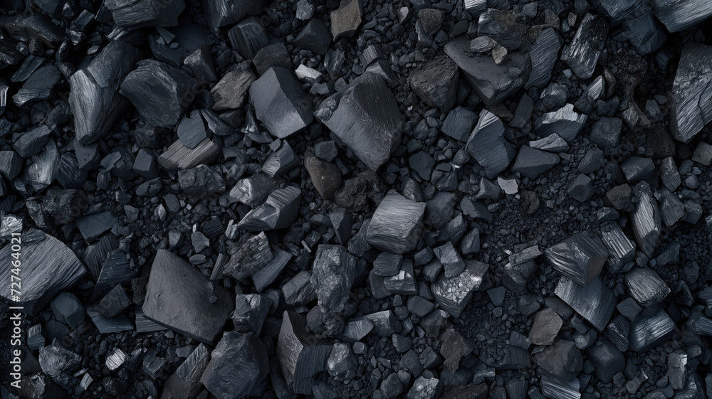 custom made wallpaper toronto digitalSharp pieces of coal stones with ash around, gray and dark black color with texture of coal stone, top view. High quality photo