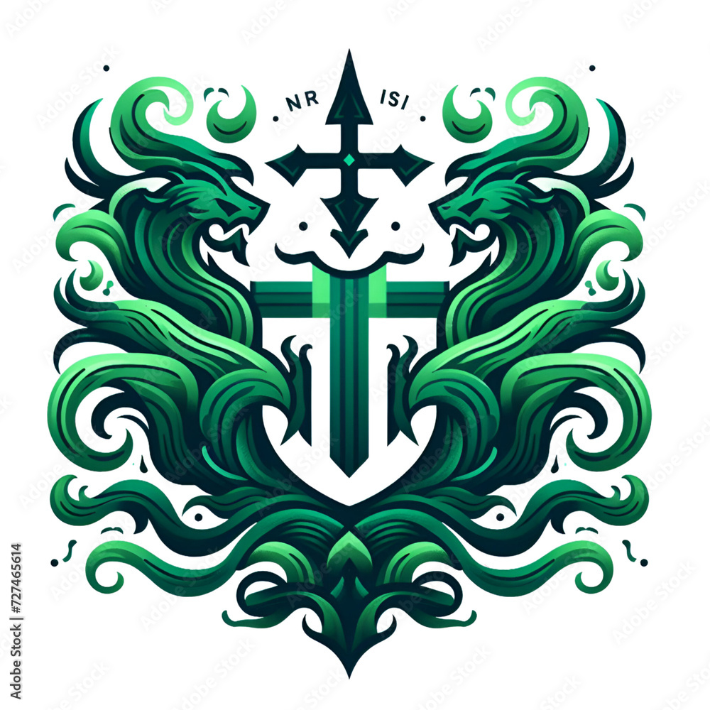 Fototapeta premium Logo dragon