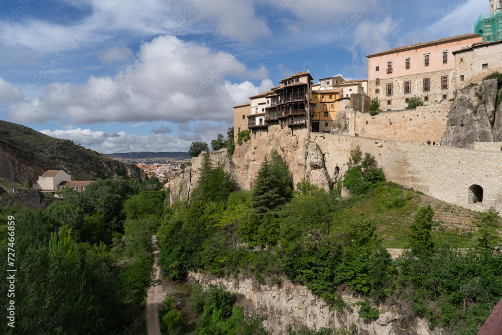 View of the village of Cuenca in Spain.