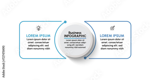 Business data visualization. timeline infographic icons designed for abstract background template milestone element modern diagram process technology digital marketing data presentation chart Vector