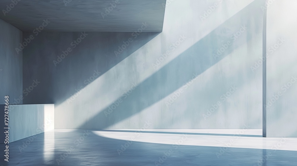 Minimalist Architectural Space with Bold Shadows for Creative Product Placement Minimalist Architectural Space with Bold Shadows for Creative Product Placement