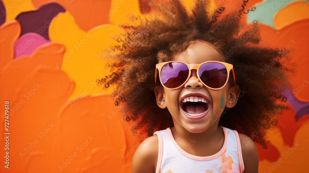 Little girl on a colorful background
Little girl on a colorful background