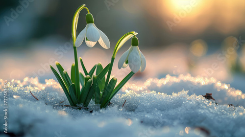 Spring snowlake 
