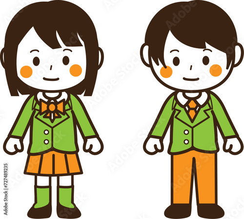 中高生　女子・男子　通常　上半身　3色