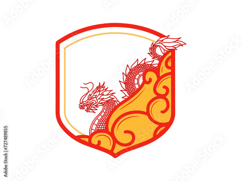 Free Download Dragon Frame Chinese New Year Background
 - GFXLoad