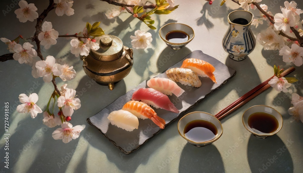Sushi photography.