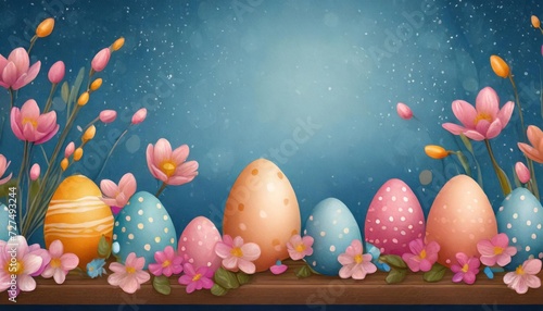 easter egg celebration background
