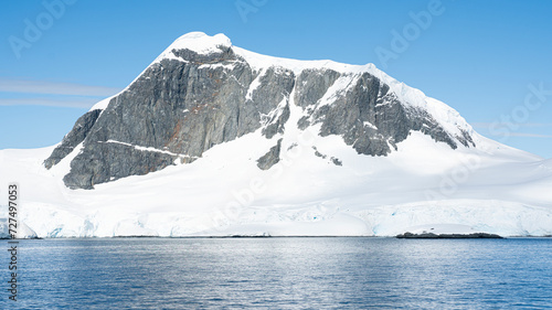 Wallpaper Mural Antarctica mountains and sea. South Pole. On a sunny day.  Torontodigital.ca