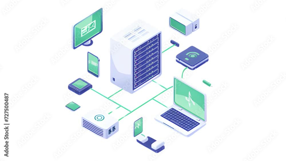 Computer Network Icon of nice animated for your isometric videos easy to use with Transparent Background Computer Network Icon of nice animated for your isometric videos easy to use with Transparent Background