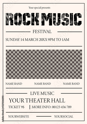 Rock Music Flyer