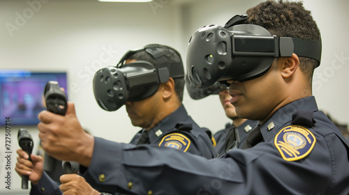 Police Training with VR Crisis Simulations