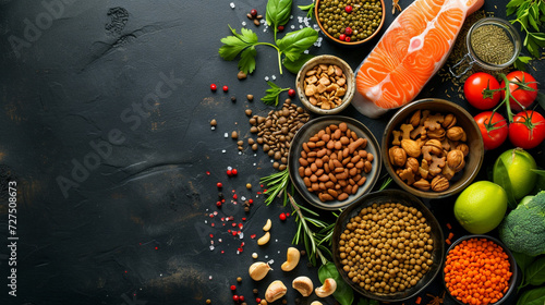 Wallpaper Mural Vibrant and Healthy Pet Food Ingredients Showcase Torontodigital.ca