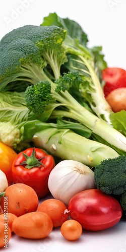 close up vegetables background