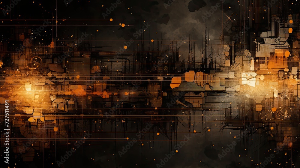 Fototapeta premium only background with cyberpunk style