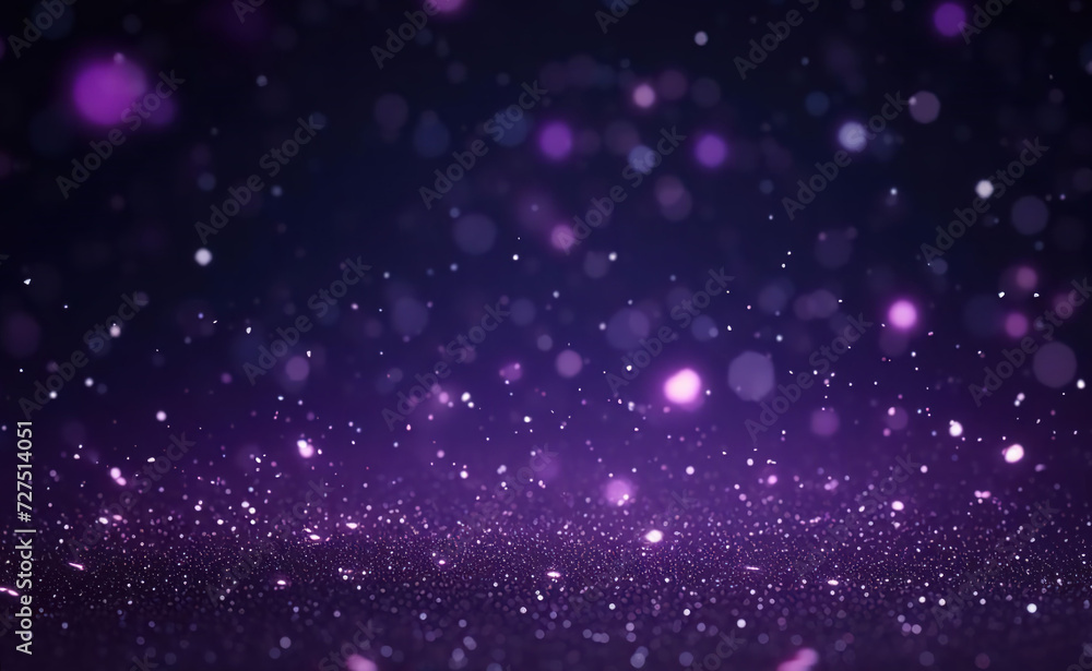 Magic glowing dust. Abstract 3d background with sparkling falling glitter on purple background Magic glowing dust. Abstract 3d background with sparkling falling glitter on purple background