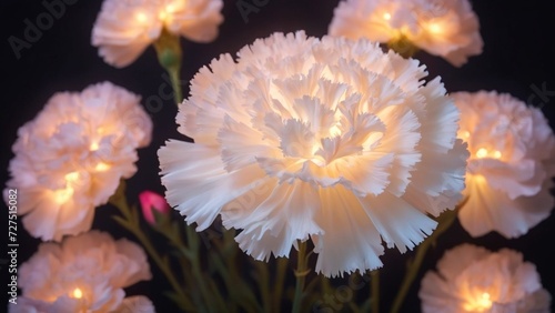 Colorful Carnation flower video floral Clipart, high quality resolution, beautiful flowers, 
