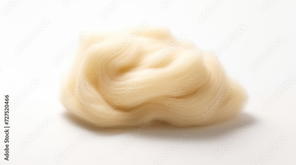 Wool material light beige light yellow creative image