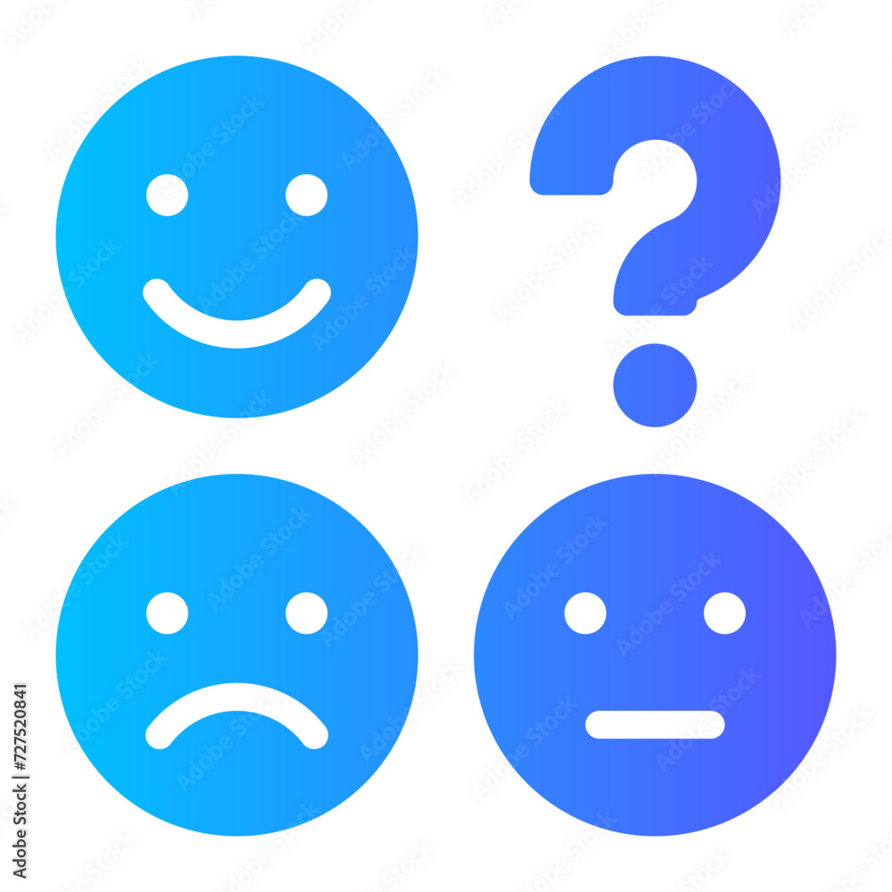 Fototapeta premium user experience gradient icon