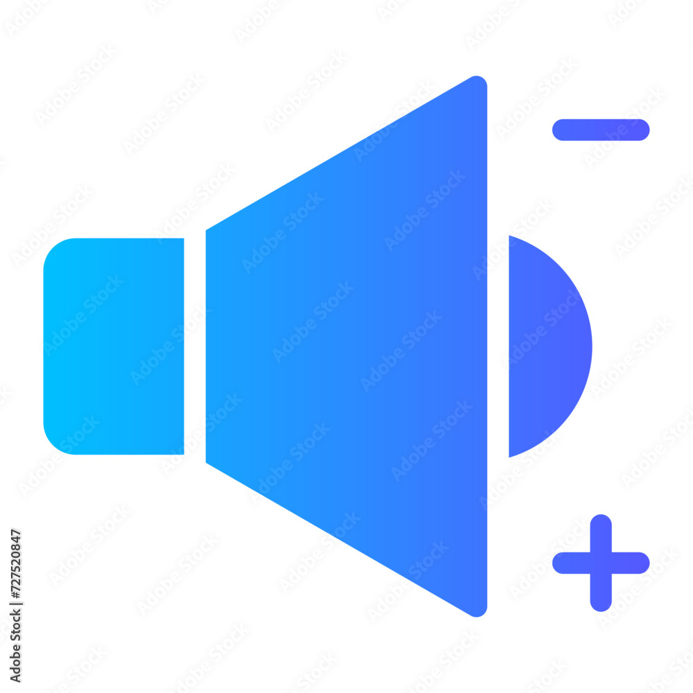 volume gradient icon volume gradient icon