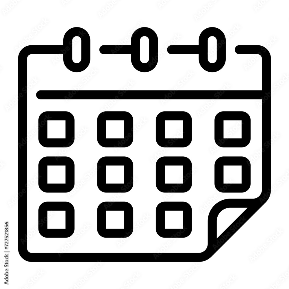 calendar line icon calendar line icon