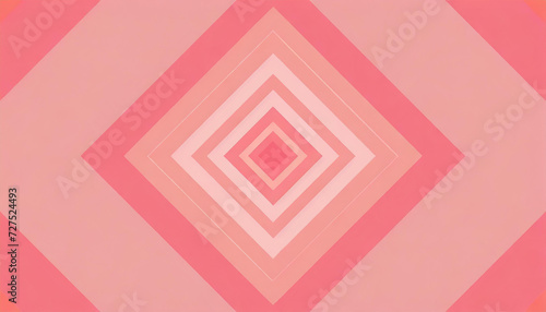 Pink concentric square seamless pattern background