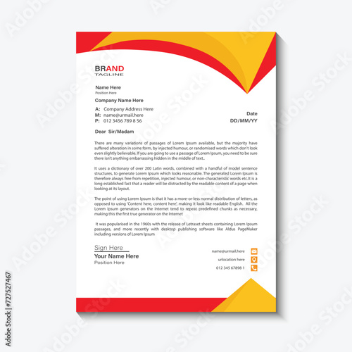 company letterhead design