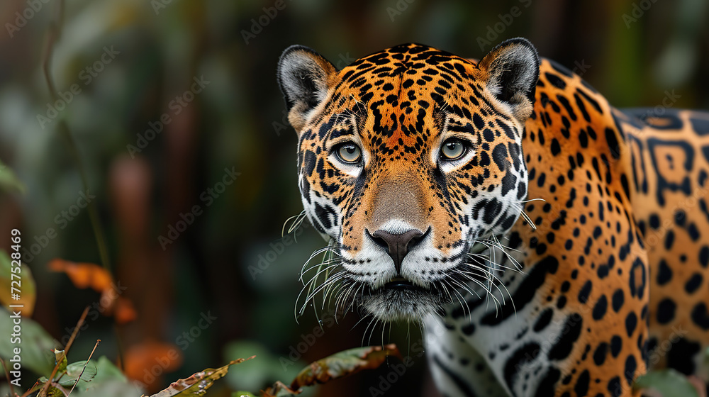 American jaguar on Wild nature in the Pantanal American jaguar on Wild nature in the Pantanal